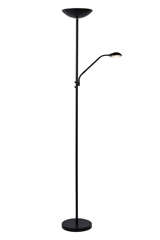 Lucide ZENITH - Leeslamp - LED Dimb. - 3000K - Zwart Gereduceerde Prijs