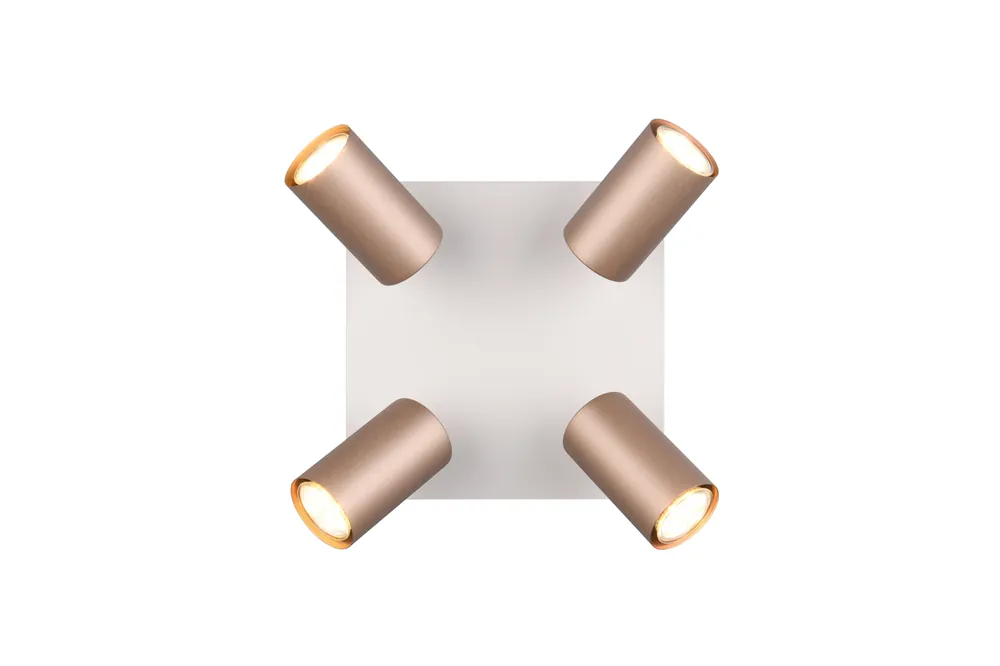 TRIO MARLEY - Spot - Mokka - excl. 4x GU10 4,9 W Meest Verkocht