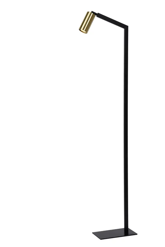 Lucide SYBIL - Vloerlamp - 1xGU10 - Zwart Beperkt Aanbod