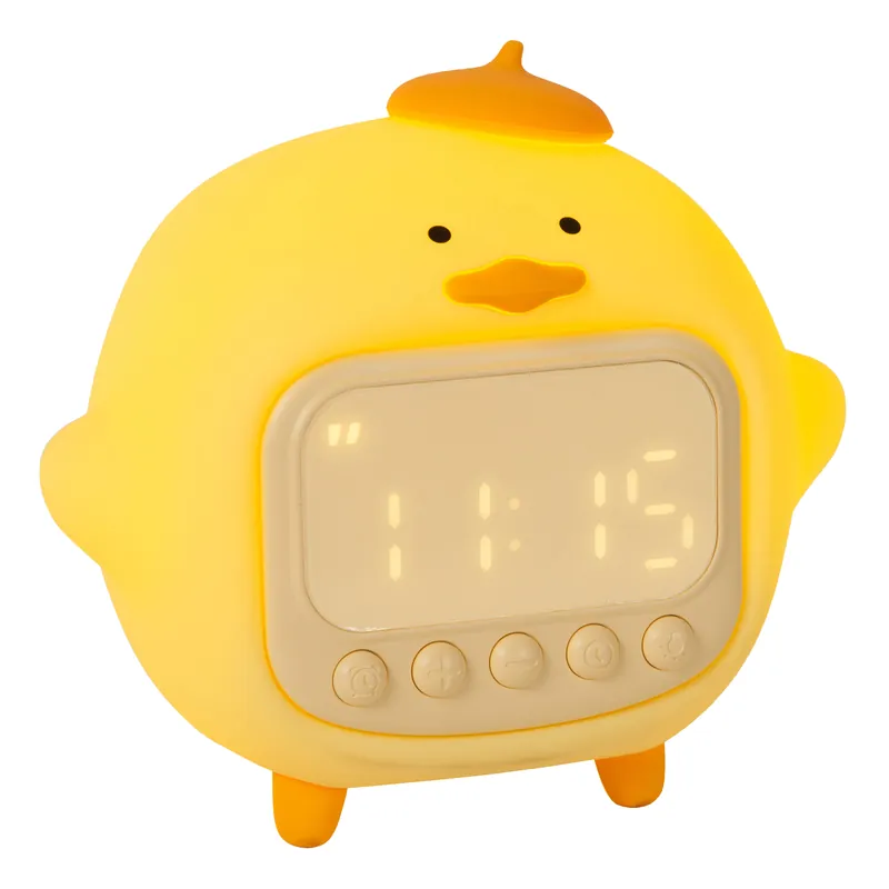 Beperkt Aanbod Lucide PINCHA DUCK - Oplaadbare Tafellamp Kinderkamer - Accu/Batterij - LED 3 StepDim - 1x1,5W 2100K - Met muziekfunctie - Geel Essential