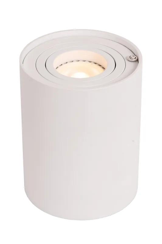 Direct Verzonden Lucide TUBE - Tafellamp - Ø 9,6 cm - LED 3 StepDim - GU10 - 1x5W 2600K/2800K - Wit