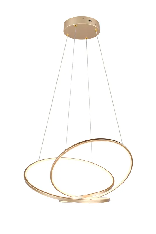Veilige Betaling TRIO DARVIN - Hanglamp - Goud - incl. 1x SMD 52 W