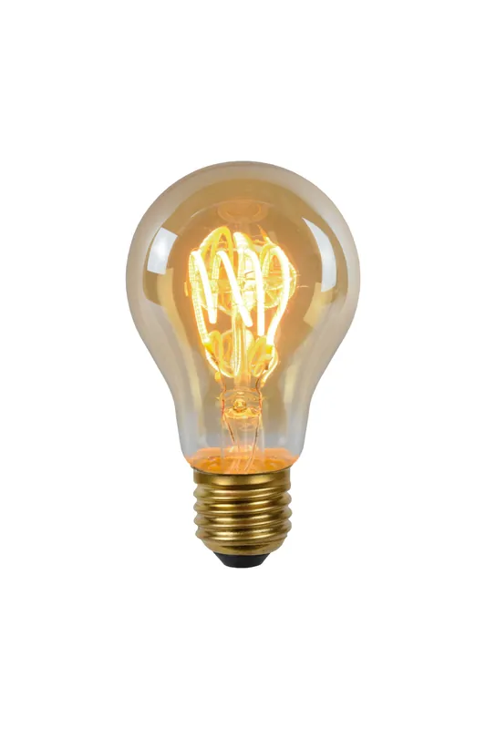 Favoriet Lucide A60 - Filament lamp - Ø 6 cm - LED Dimb. - E27 - 1x5W 2200K - Amber