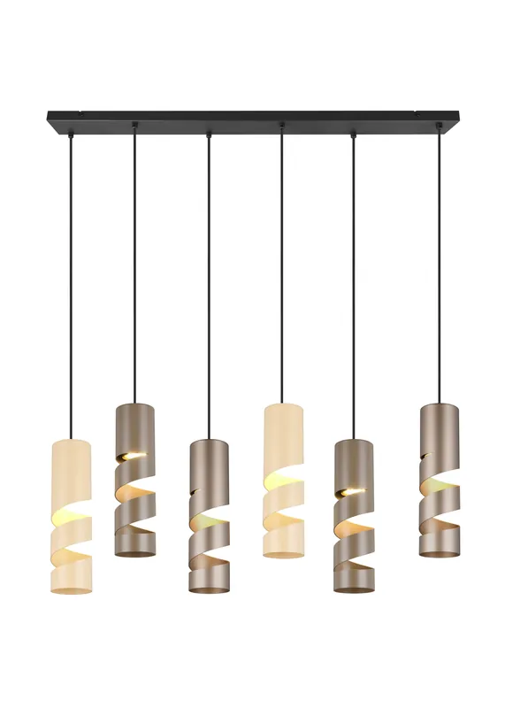 Weekendaanbieding TRIO STREAM - Hanglamp - Multicolour - excl. 6x GU10 4,9 W