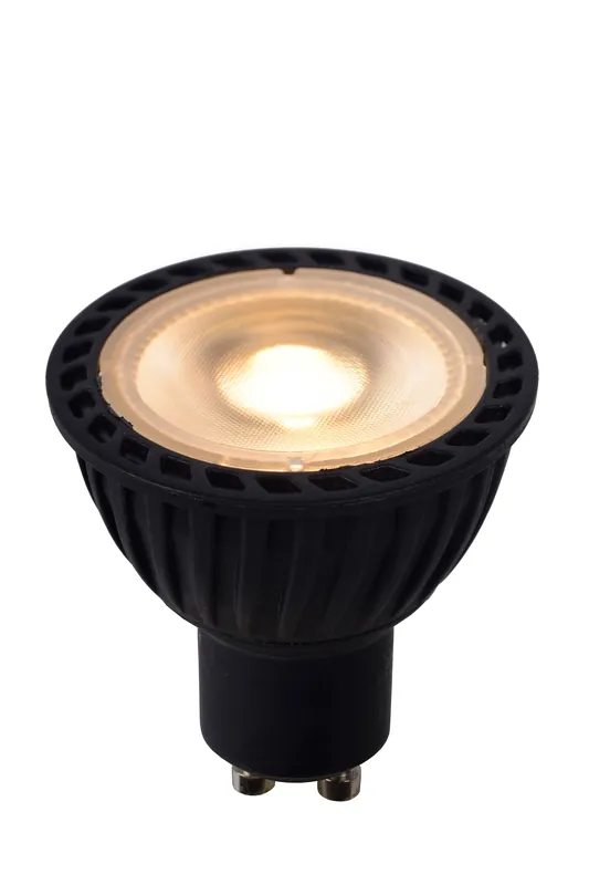 Lucide MR16 - Led lamp - Ø 5 cm - LED 3 StepDim - GU10 - 1x5W 2700K - Zwart Direct Verzonden