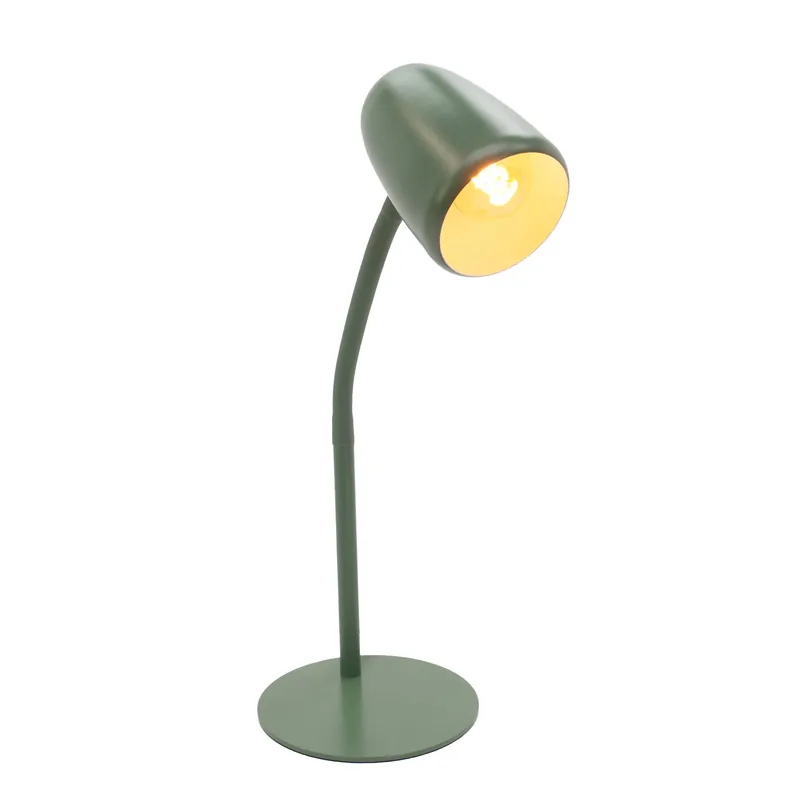 EGLO Carlo Tafellamp - Bureaulamp - E14 - 46 cm - Groen - Kantelbaar Gratis Retour