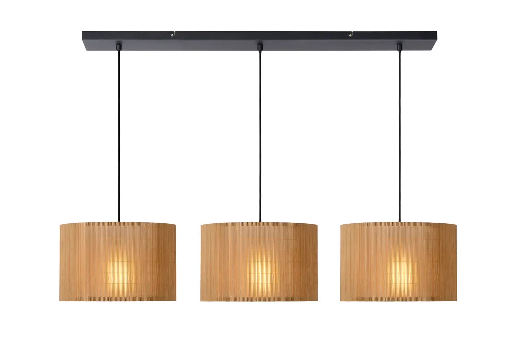 Gereduceerde Prijs Lucide MAGIUS - Hanglamp - 3xE27 - Naturel