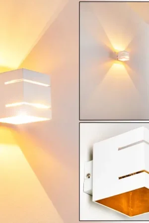 Finale Uitverkoop Varco Muurlamp Wit, 1-licht