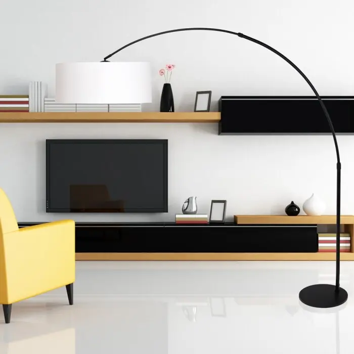 Populair Steinhauer Lilac Noir Booglamp Zwart, 1-licht