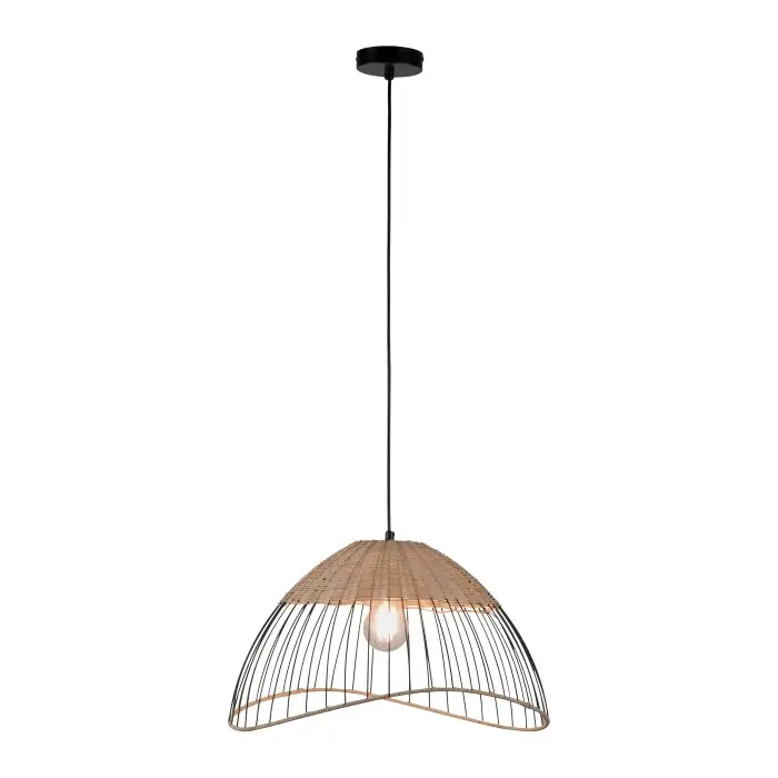 Leuchten-Direkt REED Hanglamp Hout licht, 1-licht Premium