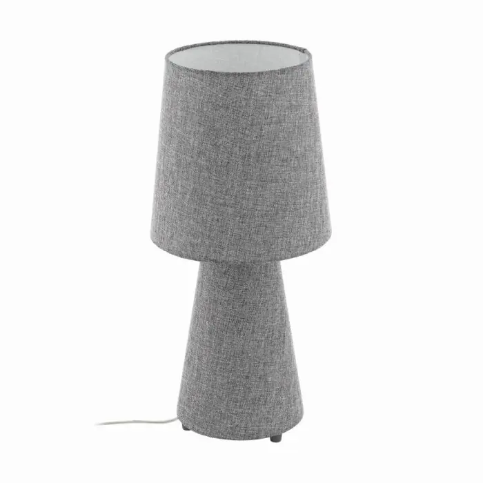 Shop Nu Eglo CARPARA Tafellamp Grijs, 2-lichts