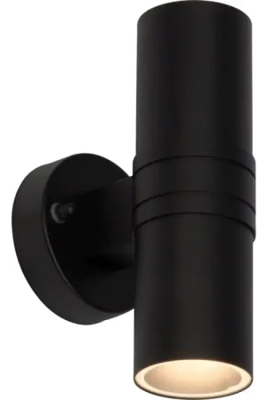 Beste Prijs Brilliant Hanni Buiten muurverlichting LED Zwart, 2-lichts