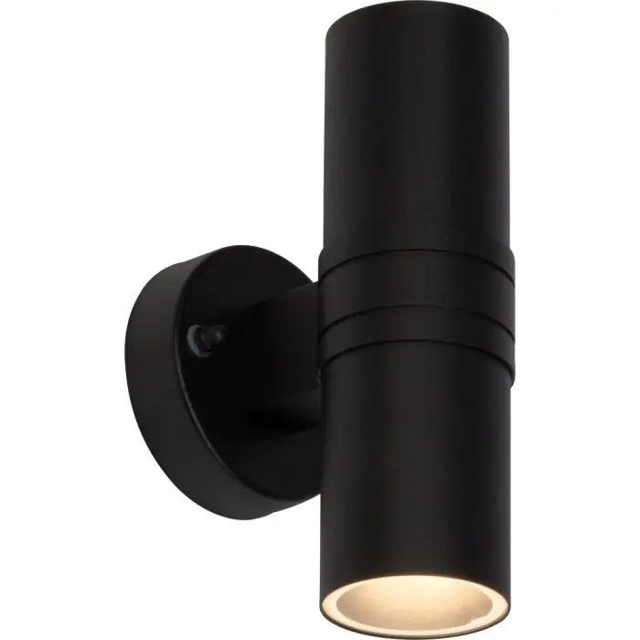 Beste Prijs Brilliant Hanni Buiten muurverlichting LED Zwart, 2-lichts