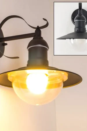 Broni Buiten muurverlichting Zwart, 1-licht Lage Kosten