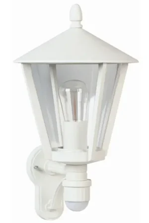 Albert 1815 Buiten muurverlichting Wit, 1-licht, Bewegingsmelder Gecertificeerd