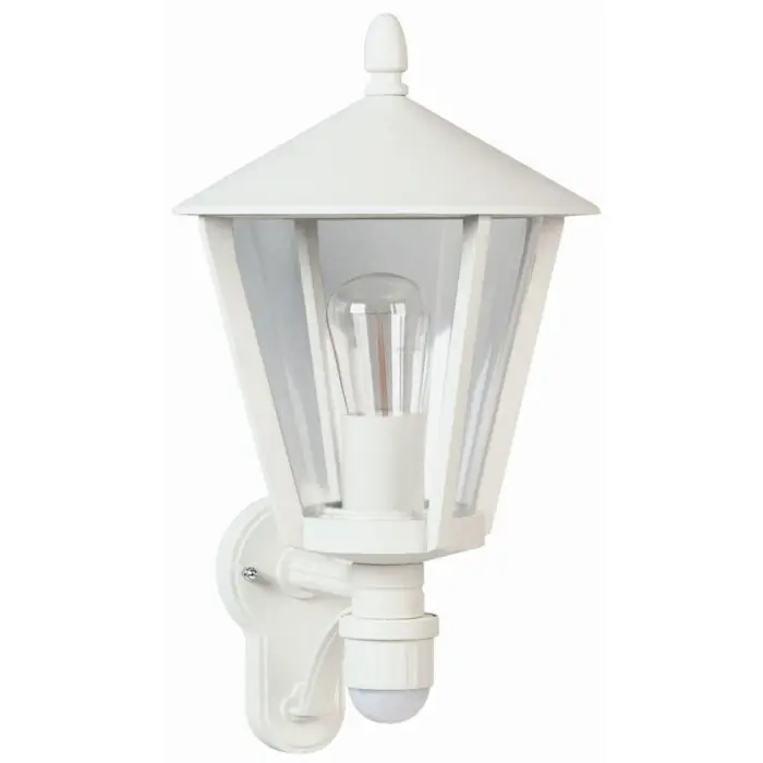 Albert 1815 Buiten muurverlichting Wit, 1-licht, Bewegingsmelder Gecertificeerd