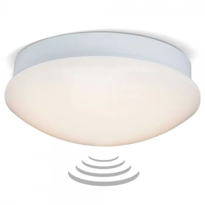 Aanbieding Brilliant Fakir Muur en plafond verlichting LED Wit, 1-licht, Bewegingsmelder