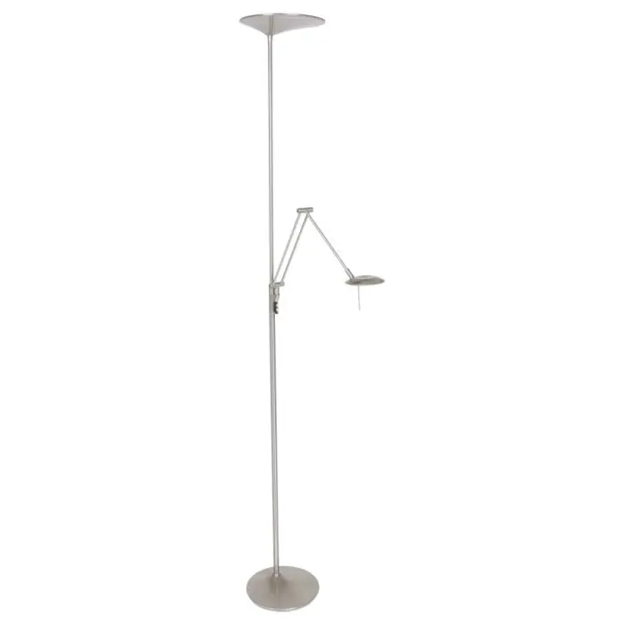 Steinhauer Zodiac Staande lamp LED roestvrij staal, 2-lichts Direct Beschikbaar