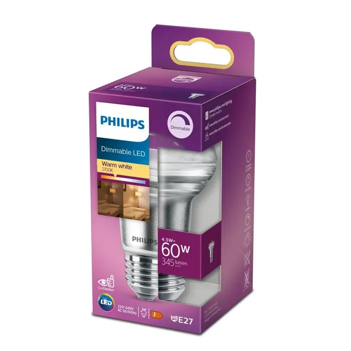 Beste Prijs Philips LED E27 4,5 Watt 2700 Kelvin 345 Lumen