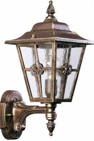 Exclusieve Aanbieding Albert 804 Buiten muurverlichting Bruin, Messing, 1-licht