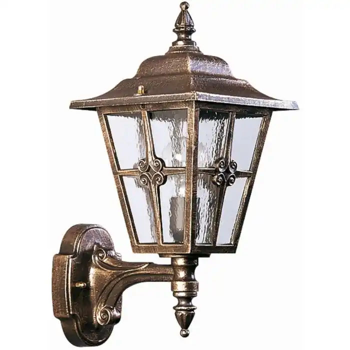 Exclusieve Aanbieding Albert 804 Buiten muurverlichting Bruin, Messing, 1-licht