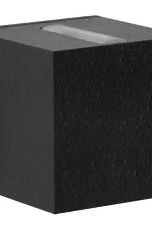 Betrouwbaar Albert 2371 Buiten muurverlichting LED Zwart, 2-lichts