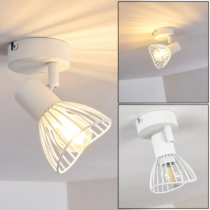 Hete Deal Holbol Plafondlamp Wit, 1-licht