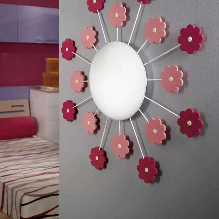 Koop Online Eglo VIKI 1 Plafondlamp Roze