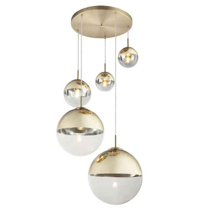 Globo VARUS Hanger Goud, 5-lichts Speciale Aanbieding