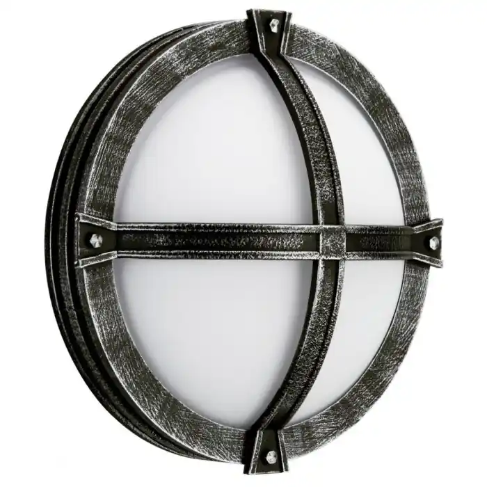 Shop Nu Albert 6230 Buitenshuis plafond verlichting Zwart, Zilver, 1-licht