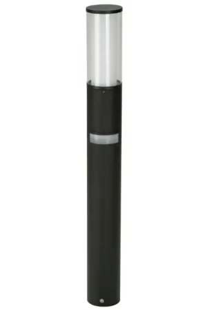 Nieuw Albert 2070 Sokkellamp Zwart, 1-licht, Bewegingsmelder