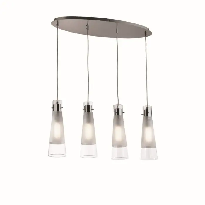 Ideallux KUKY Hanger Chroom, 4-lichts Koop Vandaag