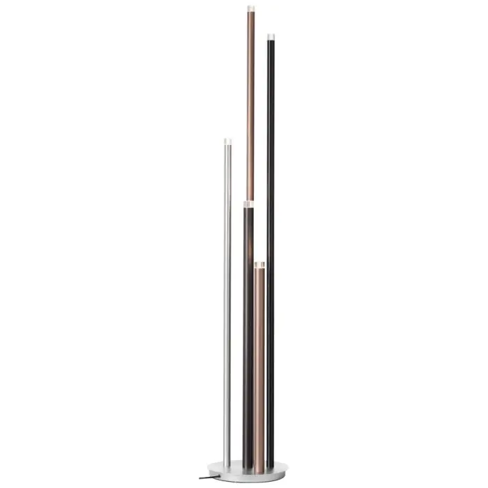 Betrouwbaar Brilliant Living Cembalo Staande lamp LED Aluminium, 5-lichts