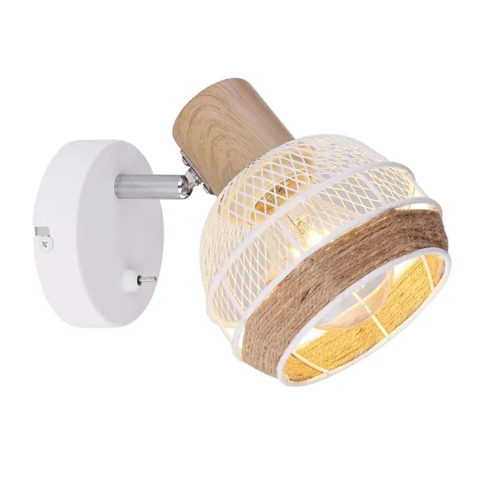 Globo WIDY Spotlamp Wit, 1-licht Speciale Aanbieding