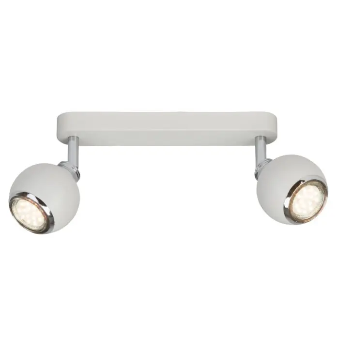 Gecertificeerd Brilliant Ina Plafondlamp LED Wit, 2-lichts