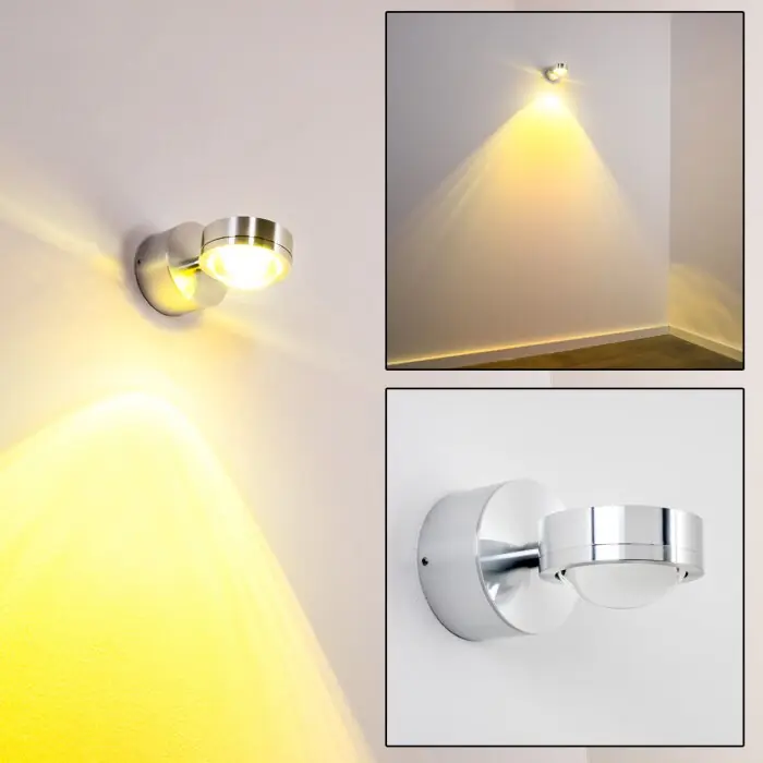 Gratis Retour Harare Muurlamp LED Aluminium, 1-licht