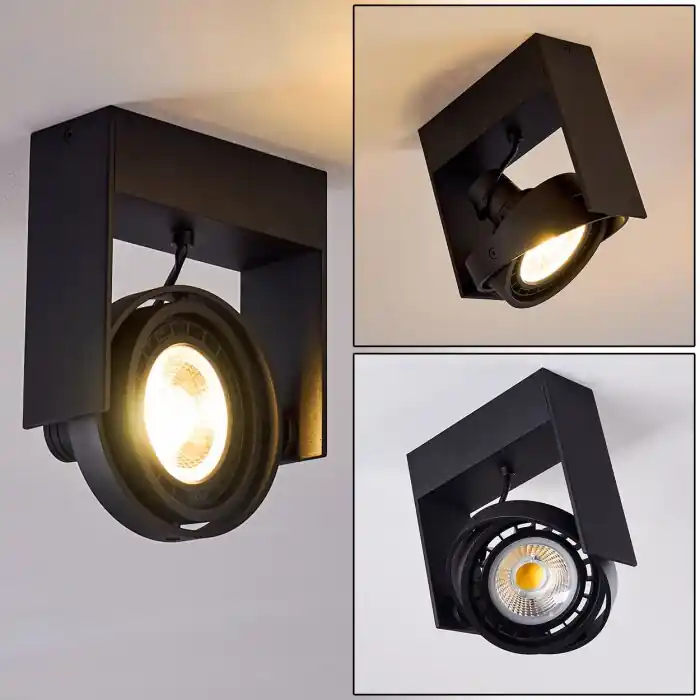 Grytgol Plafondlamp Zwart, 1-licht Alleen Vandaag