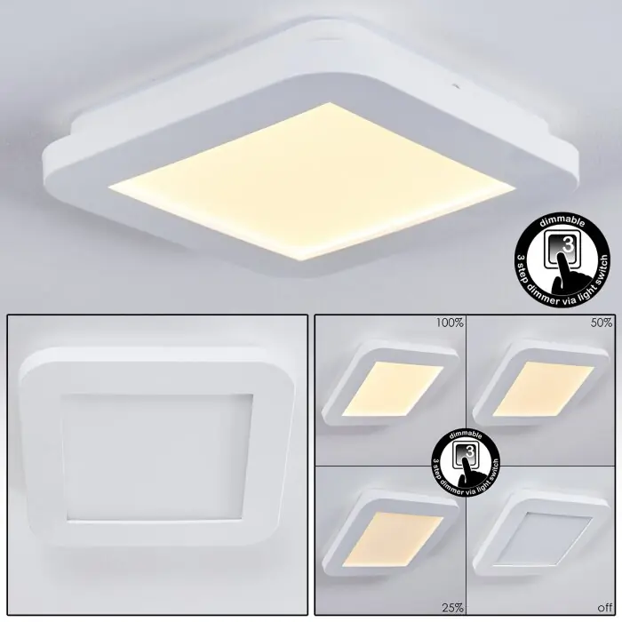 Direct Verzonden Siguna Plafondlamp LED Wit, 1-licht