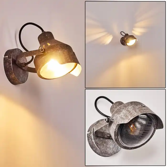 Vintage Gnosca Muurlamp Roest, 1-licht Exclusieve Aanbieding