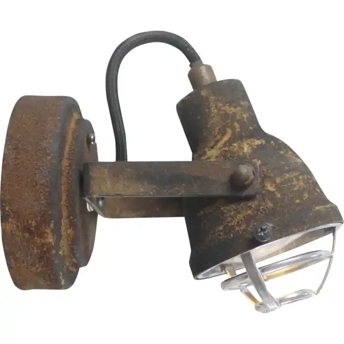 Brilliant Bente Muurspot Roest, Zwart, 1-licht Must-Have
