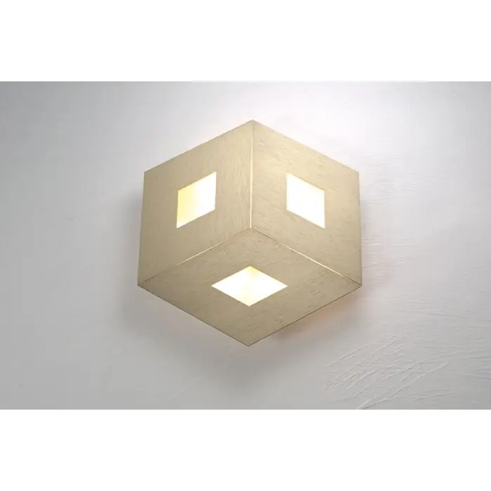 Bopp-Leuchten BOX COMFORT Muurlamp LED Goud, 3-lichts Koop Vandaag