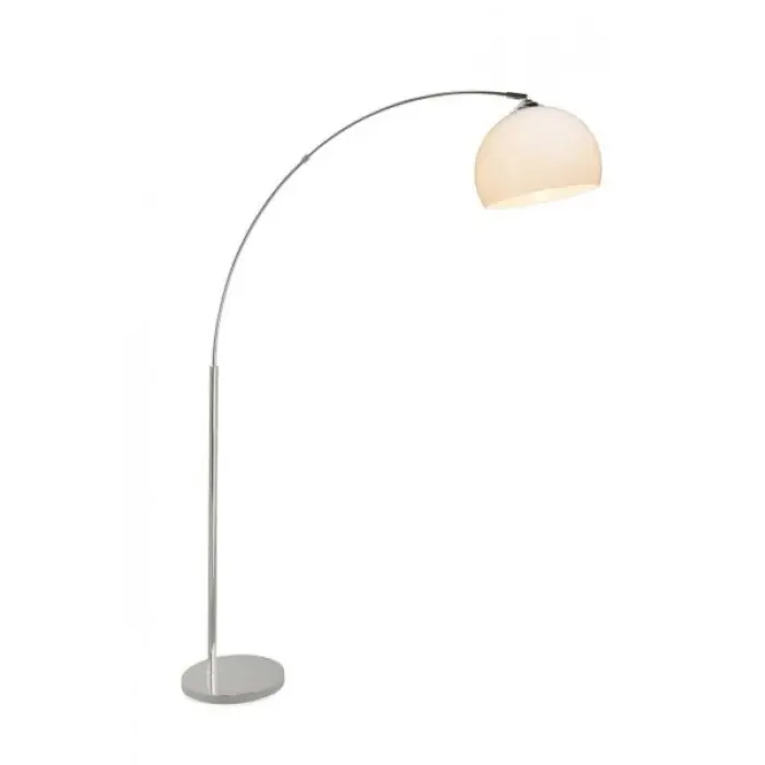 Hoge Kwaliteit Brilliant Vessa Staande booglamp Chroom, 1-licht
