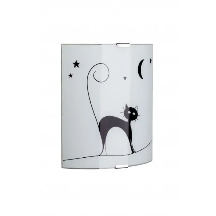 Op = Op Brilliant Cat Muurlamp Wit, 1-licht