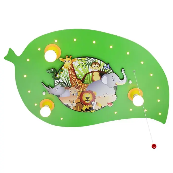 Elobra DSCHUNGEL Plafondlamp Groen, 3-lichts Nieuw
