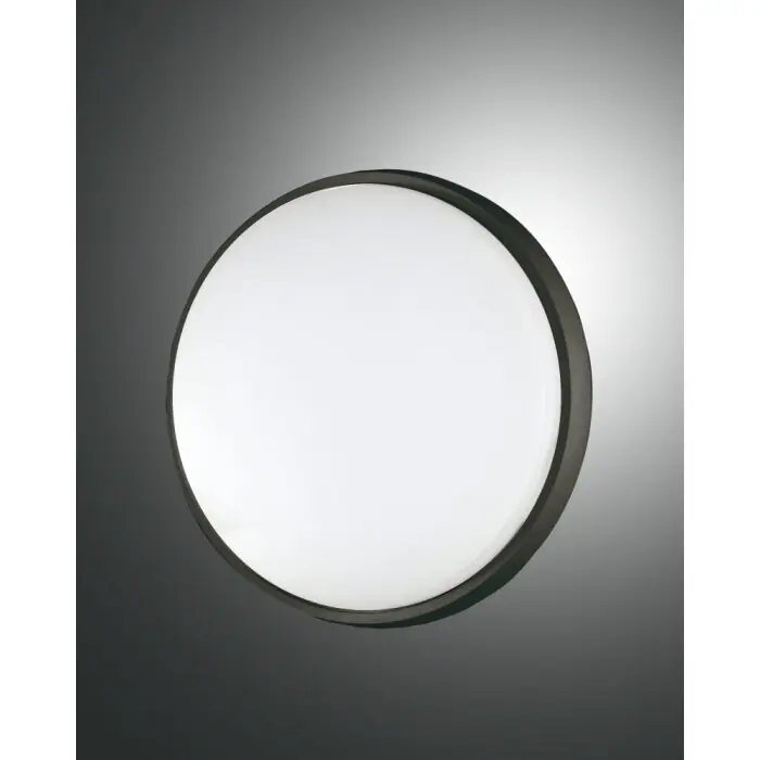 Gecertificeerd Fabas Luce Olly Buitenshuis plafond verlichting LED Zwart, 1-licht