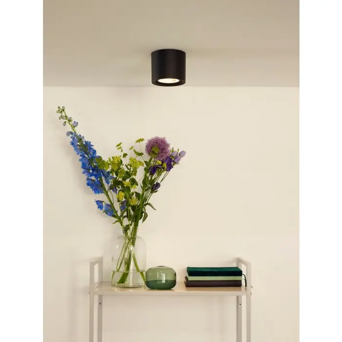 Lucide FEDLER downlight Zwart, 1-licht Betrouwbaar