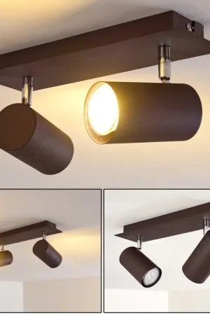 Zuoz Plafondlamp Roest, 2-lichts Goedkoop