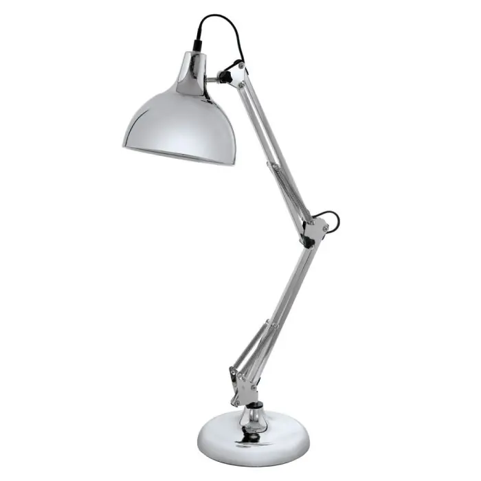 Speciale Aanbieding Eglo BORGILLIO Tafellamp Chroom, 1-licht