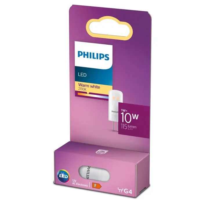 Philips LED G4 1W 2700K 115lm Snelle Levering