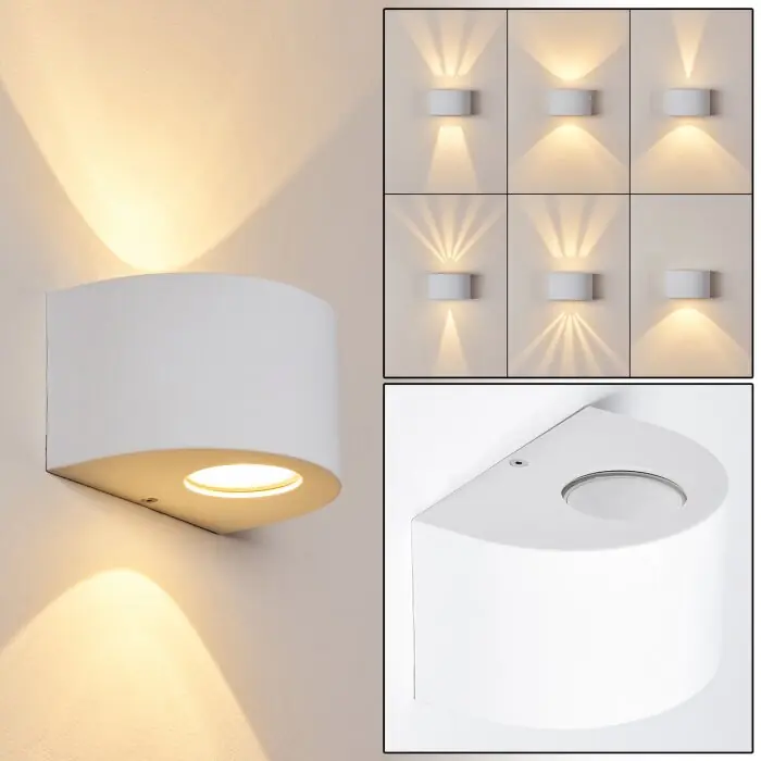 Populair Windhoek Buiten muurverlichting LED Wit, 2-lichts